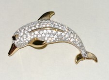 Swarovski brosche delphin gebraucht kaufen  Oer-Erkenschwick