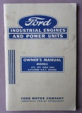 1955 Manual do Proprietário Original 272 292 Ford Motores Industriais Livro de Unidades de Potência comprar usado  Enviando para Brazil