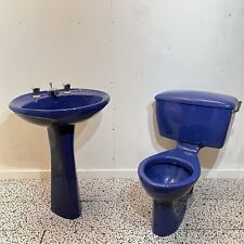 Midnight blue toilet for sale  BROADWAY