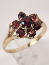 9ct gold garnet for sale  IPSWICH