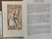 Wunderkammer exlibris 148 usato  Pescara