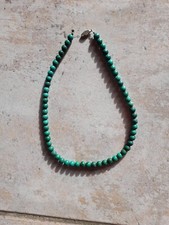 Collier malachite 48cm d'occasion  Surgères