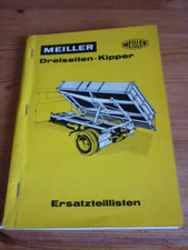 Ersatzteilliste meiller seiten gebraucht kaufen  Lauda-Königshofen