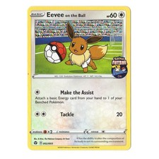 Tarjeta coleccionable promocional Pokemon Futsal 2020 | Eevee on the Ball segunda mano Tarjeta coleccionable promocional Pokemon Futsal 2020 | Eevee on the Ball segunda mano  Embacar hacia Mexico
