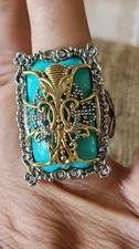 Costume ring silvertone for sale  Parkton