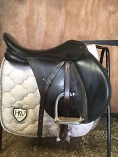 Black leather saddle for sale  BIRMINGHAM