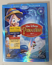 Pinocchio (Blu-ray/DVD, 2009, 3-Disc Set, 70th Anniversary Platinum Edition) comprar usado  Enviando para Brazil