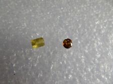 Sphene 2pcs yellow for sale  KIDDERMINSTER