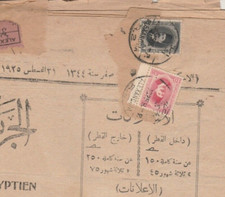 Jornal de viagem antigo do Egito amarrado taxa rara 12m. para registro 1925 comprar usado  Enviando para Brazil