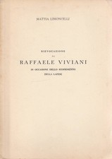 Rievocazione raffaele viviani. usato  Italia