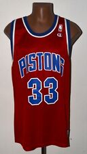 NBA DETROIT PISTONS BASKETBALL SHIRT #33 HILL CHAMPION SIZE XL comprar usado  Enviando para Brazil