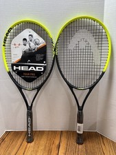 Raquete de tênis, (2) tênis profissional, 4 3/8" nano titânio 110" preto fosco Djokovic, usado comprar usado  Enviando para Brazil