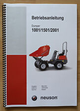 Neuson dumper 1001 gebraucht kaufen  Hamburg