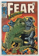 Usado, Fear #3 VF 8.0 ow/white pages tamanho gigante Marvel 1971 sem reserva comprar usado  Enviando para Brazil