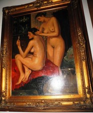Quadro olio tavola usato  Varese
