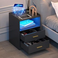Night stand wireless for sale  Walnut