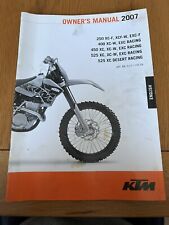 Genuine ktm 2007 for sale  HORLEY