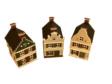 3 casas flamengas belgas holandesas de precisão Sarissa pintadas 15 mm 1:100 FOW WW2 comprar usado  Enviando para Brazil