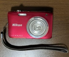 Câmera Digital Nikon COOLPIX A100 Red Junk com Carregador, usado comprar usado Câmera Digital Nikon COOLPIX A100 Red Junk com Carregador, usado comprar usado  Enviando para Brazil