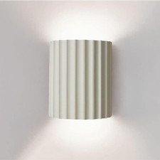 Aplique de pared LED moderno minimalista resina luz de pared estilo nórdico medio cilindro segunda mano  Embacar hacia Mexico