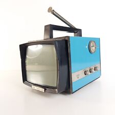 Usado, Vintage Soviético Mini Televisão CRT TV Era Espacial Design Azul Claro Década de 1970 comprar usado  Enviando para Brazil