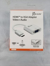 Usado, Novo adaptador j5create HDMI para VGA vídeo + áudio JDA213 até 1080p 60Hz comprar usado  Enviando para Brazil