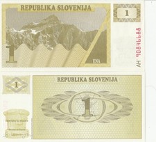Slovenia banconota tallaro usato  Rho