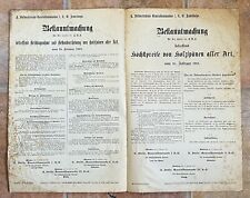 Affiche avis saisie d'occasion  Le Bar-sur-Loup