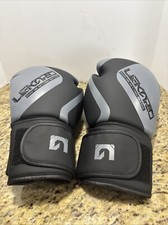 Usado, Luvas de treinamento de boxe profissional adulto 14 oz luva de boxe elástica pu muay thai comprar usado  Enviando para Brazil