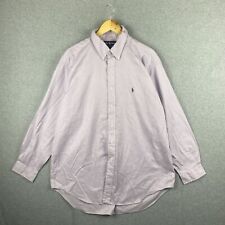 Camisa masculina Ralph Lauren Yarmouth 17,5 rosa inteligente manga longa botão para cima pônei comprar usado  Enviando para Brazil