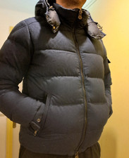 Doudoune moncler bleue d'occasion  Paris XVIII