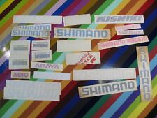 Adesivo de transferência BMX vintage década de 1980 década de 1990 - Shimano Araya Aero Warning + comprar usado  Enviando para Brazil