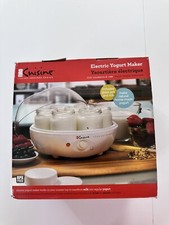 Máquina de iogurte elétrica Euro Cuisine YM80 9,5 diâmetro com 7 frascos de vidro com tampas comprar usado Máquina de iogurte elétrica Euro Cuisine YM80 9,5 diâmetro com 7 frascos de vidro com tampas comprar usado  Enviando para Brazil