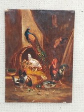 Tableau peinture scene basse cour GUILLEMINET CLAUDE huile rur panneau na sprzedaż Tableau peinture scene basse cour GUILLEMINET CLAUDE huile rur panneau na sprzedaż  Wysyłka do Poland