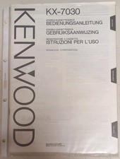 Kenwood 7030 bedienungsanleitu gebraucht kaufen  Köln
