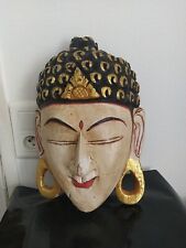 Masque bouddha bois d'occasion  Villeneuve-sur-Lot