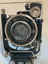 Câmera Zeiss Icon Ideal f 4,5 x 13,5 cm placa de lente com imagem de 3,25” x 4,5” 1929 comprar usado  Enviando para Brazil