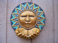 Handcrafted pottery sun for sale  Paramount