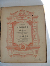 Méthode violon mazas d'occasion  Aurillac