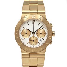 Relógio usado masculino branco BVLGARI Diagono Sport Chrono K18Yg CH35G #82019 comprar usado  Enviando para Brazil