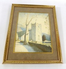 Framed watercolour print for sale  KENDAL