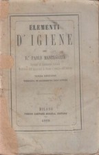 1868 paolo mantegazza usato  Roma