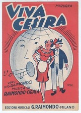 Spartito viva cesira usato  Settimo Torinese