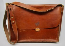 Leather messenger bag for sale  Guilford