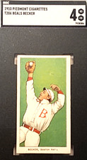 Piedmont Cigarettes 1910 T206 Beals Becker SGC 4 en muy buena condición excelente segunda mano  Embacar hacia Mexico