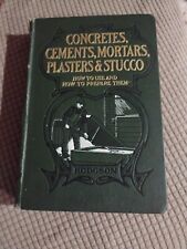 CONCRETES, CEMENTS, MORTARS, PLASTORS & STUCCO …..1906 segunda mano  Embacar hacia Mexico