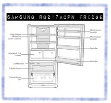 Samsung rb217acpn fridge for sale  Portland