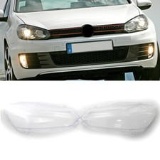 LH&RH para VW Golf 6 MK6 10-14 pares farol plástico lente transparente tampa 4 portas comprar usado  Enviando para Brazil