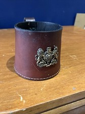 Vintage brown leather for sale  CLECKHEATON