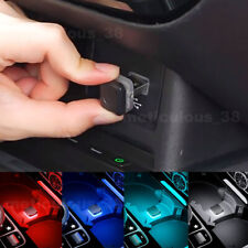 1x Mini USB LED Luz Interior Coche Neón Atmósfera Ambiental Lámpara Bombilla Accesorios segunda mano  Embacar hacia Mexico